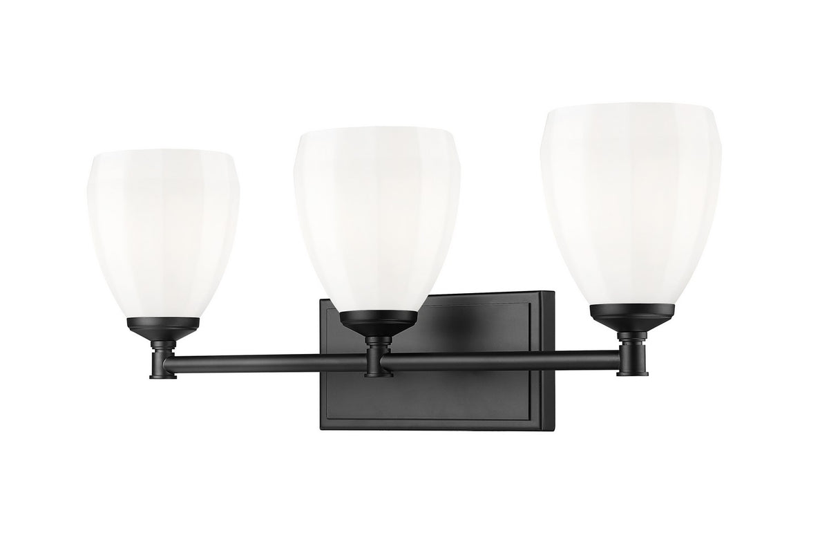 Luminaire de vanité Oren Noir mat, 24" – Z-Lite