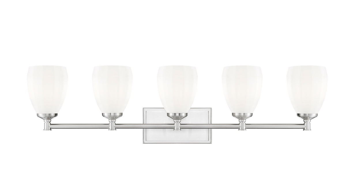 Luminaire de vanité Oren Nickel brossé, 38" – vue 2