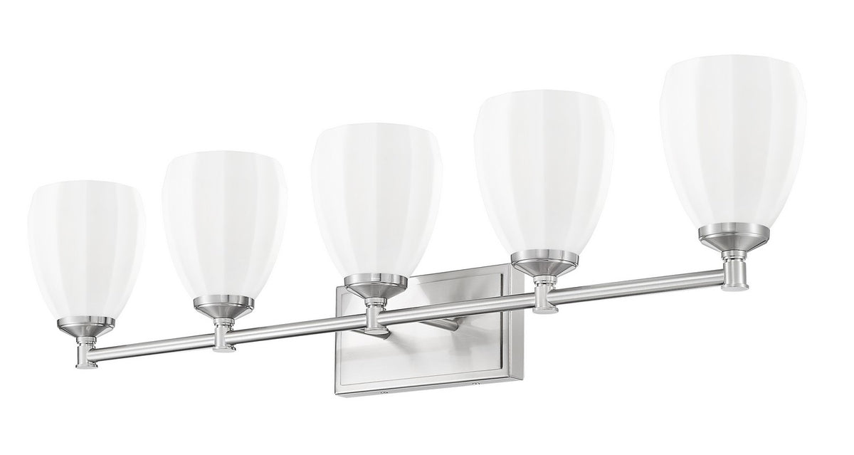 Luminaire de vanité Oren Nickel brossé, 38" – vue 5