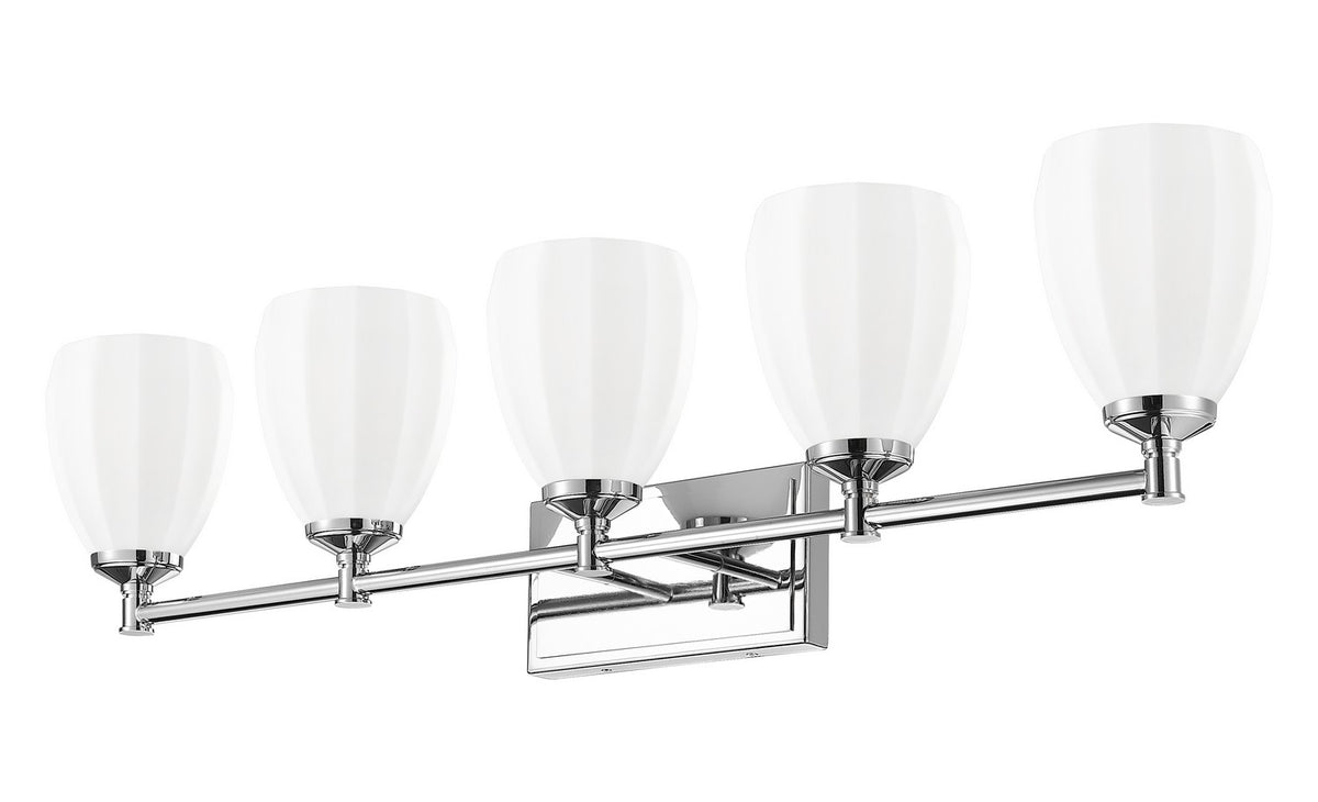 Luminaire de vanité Oren Chrome, 38" – vue 5