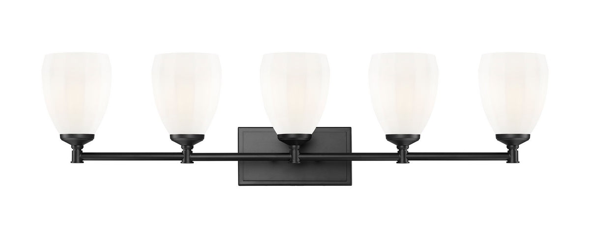 Luminaire de vanité Oren Noir mat, 38" – vue 2