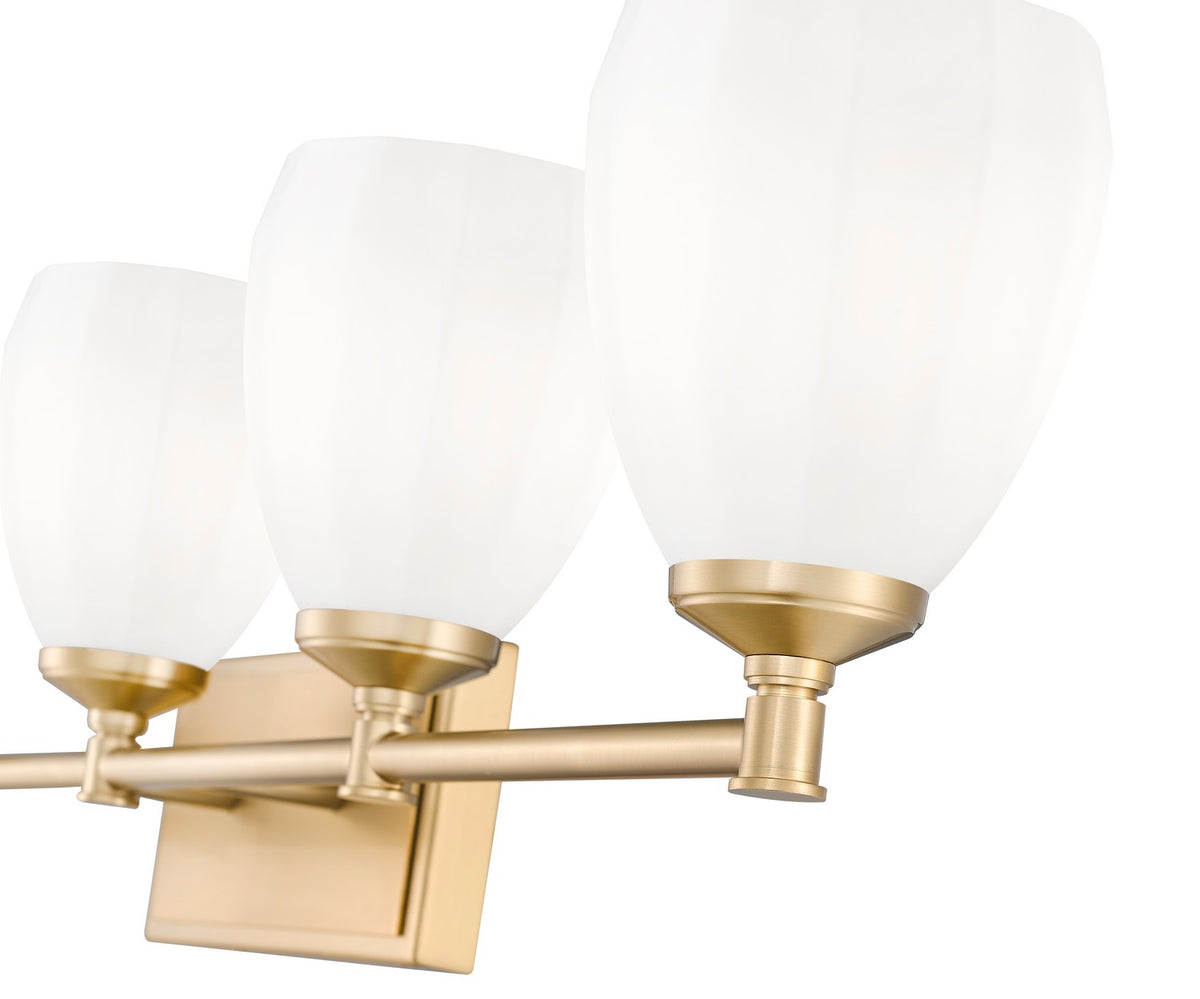 Luminaire de vanité Oren Or moderne, 38" – vue 4