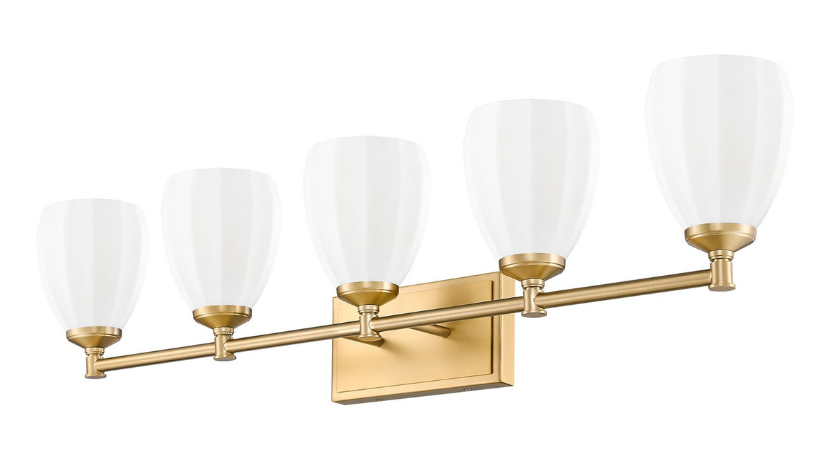 Luminaire de vanité Oren Or moderne, 38" – vue 5