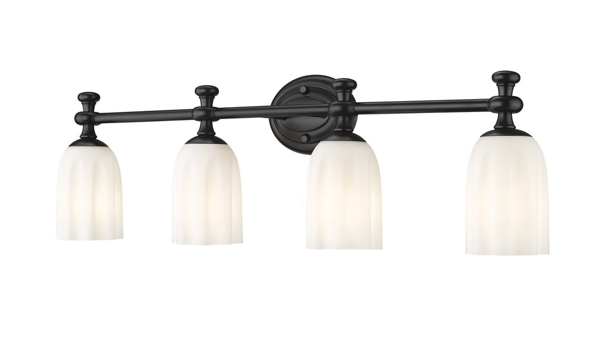 Luminaire de vanité Orion Noir mat, 31 1/4" – Z-Lite