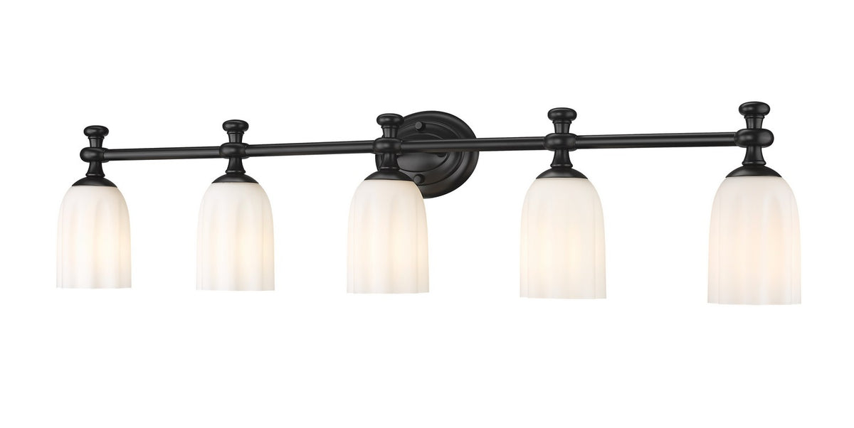 Luminaire de vanité Orion Noir mat, 40 1/4" – Z-Lite