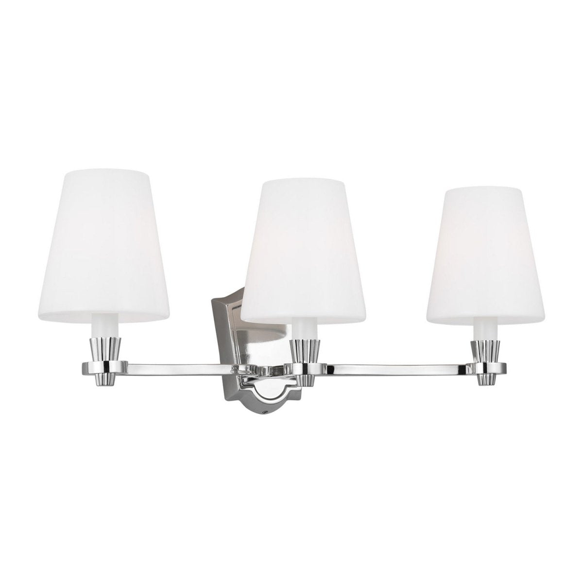 Luminaire de vanité Paisley - Nickel poli by Visual Comfort Studio | Luminaires & cie