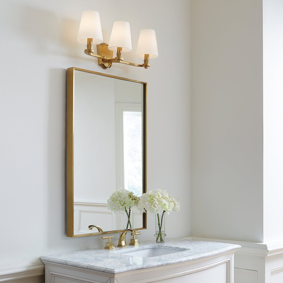 Luminaire de vanité Paisley - Nickel poli by Visual Comfort Studio | Luminaires & cie