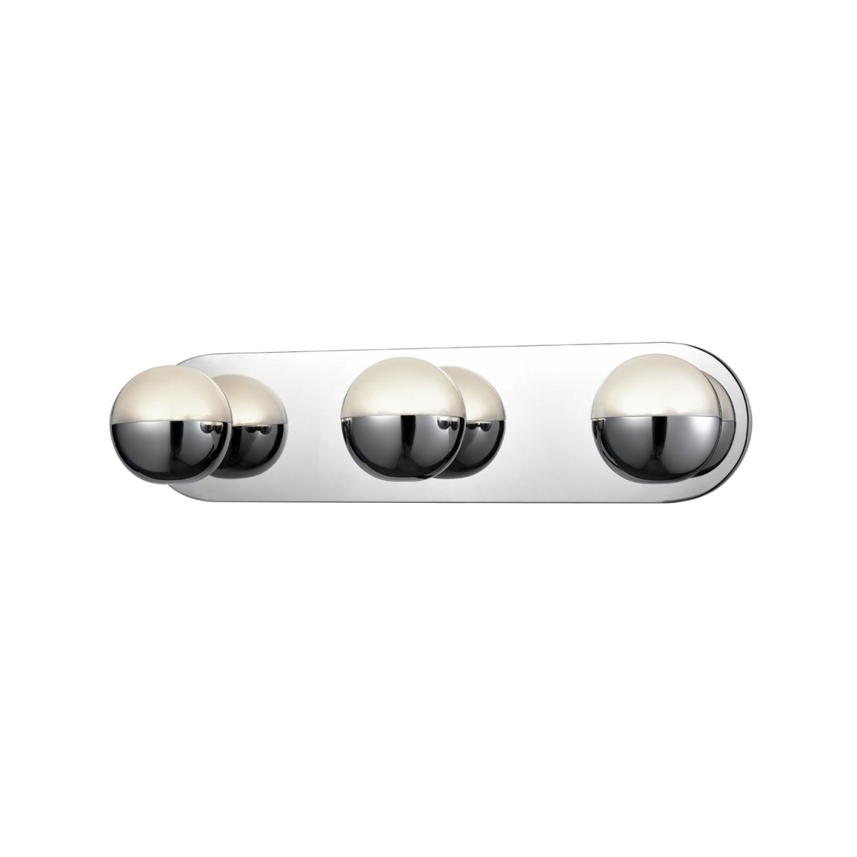 Luminaire de vanité Pluto - Chrome 21" 3000K by Kuzco Lighting | Luminaires & cie