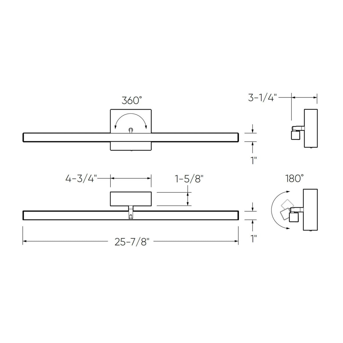 Luminaire de vanité Portrait