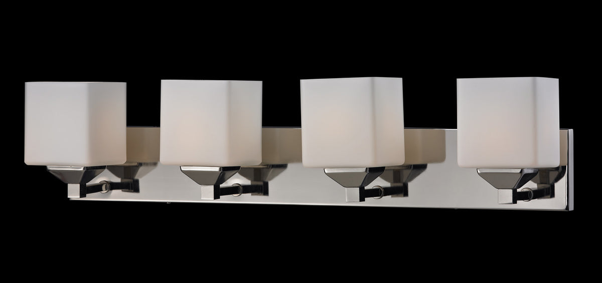 Luminaire de vanité Quube Chrome, 30" – Z-Lite