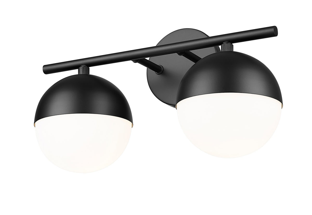 Luminaire de vanité Realm Sphere Noir mat, 16" – vue 2