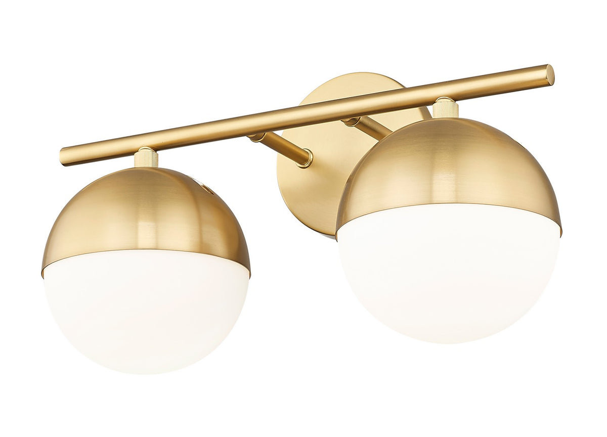 Luminaire de vanité Realm Sphere Or moderne, 16" – vue 2
