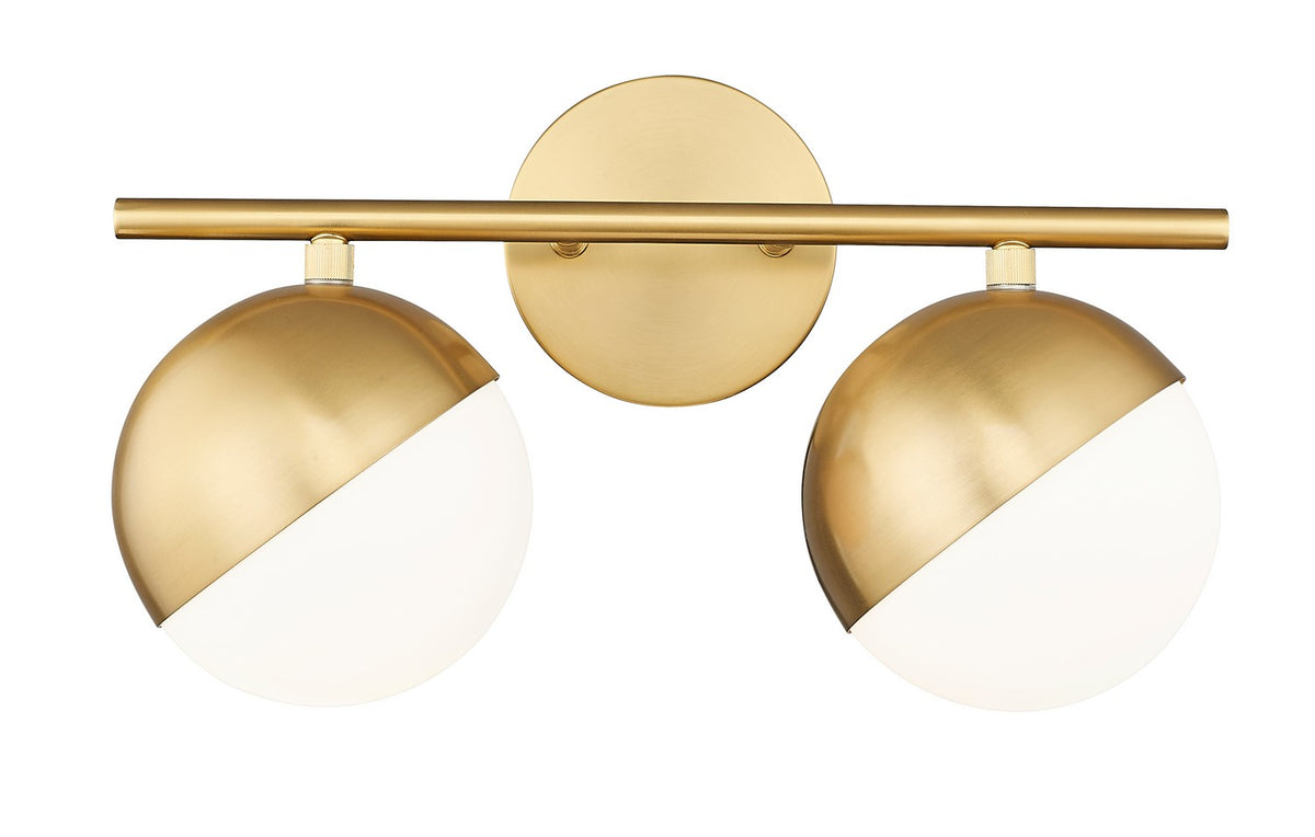 Luminaire de vanité Realm Sphere Or moderne, 16" – vue 3
