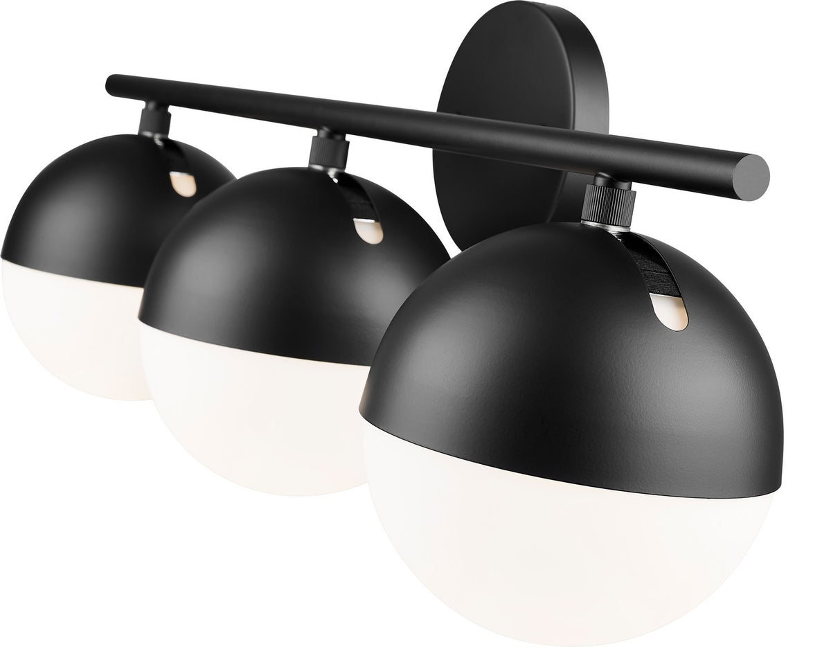 Luminaire de vanité Realm Sphere Noir mat, 24" – vue 5