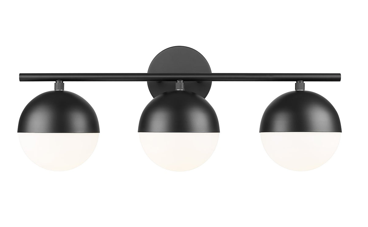 Luminaire de vanité Realm Sphere Noir mat, 24" – Z-Lite
