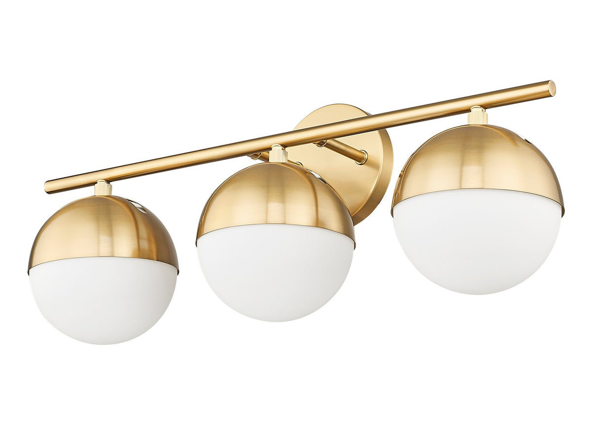 Luminaire de vanité Realm Sphere Or moderne, 24" – vue 4