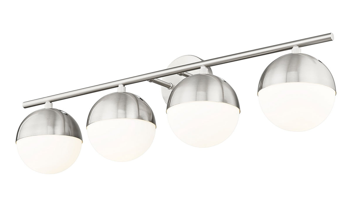 Luminaire de vanité Realm Sphere Nickel brossé, 32 1/4" – vue 2
