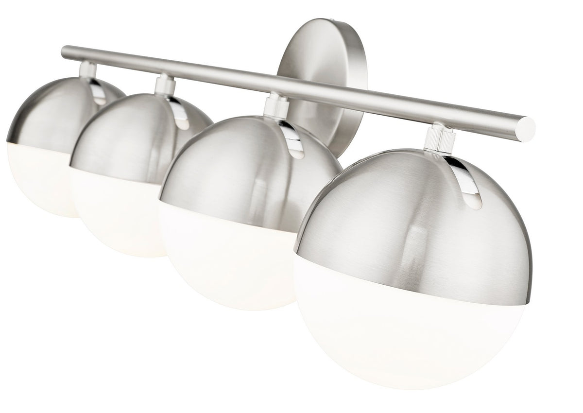 Luminaire de vanité Realm Sphere Nickel brossé, 32 1/4" – vue 5