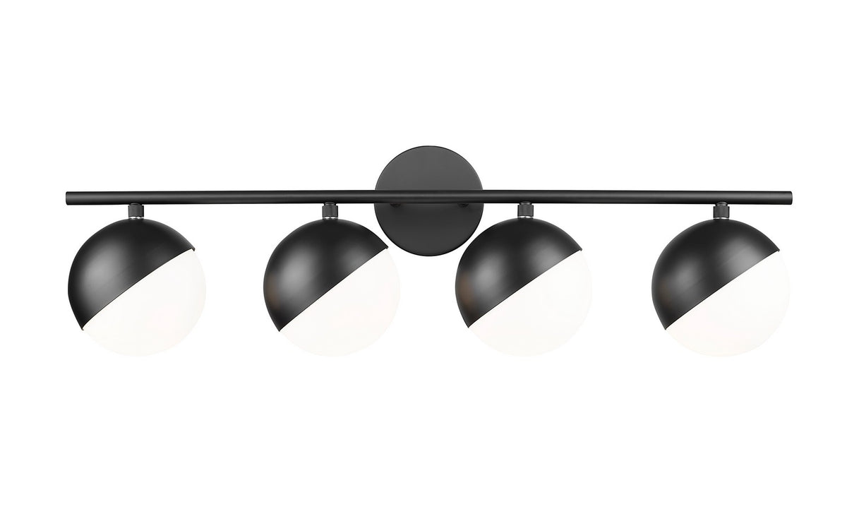 Luminaire de vanité Realm Sphere Noir mat, 32 1/4" – vue 3