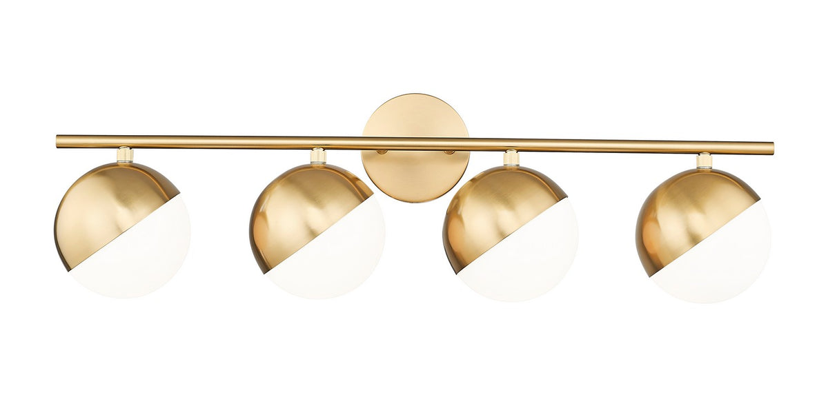Luminaire de vanité Realm Sphere Or moderne, 32 1/4" – vue 3