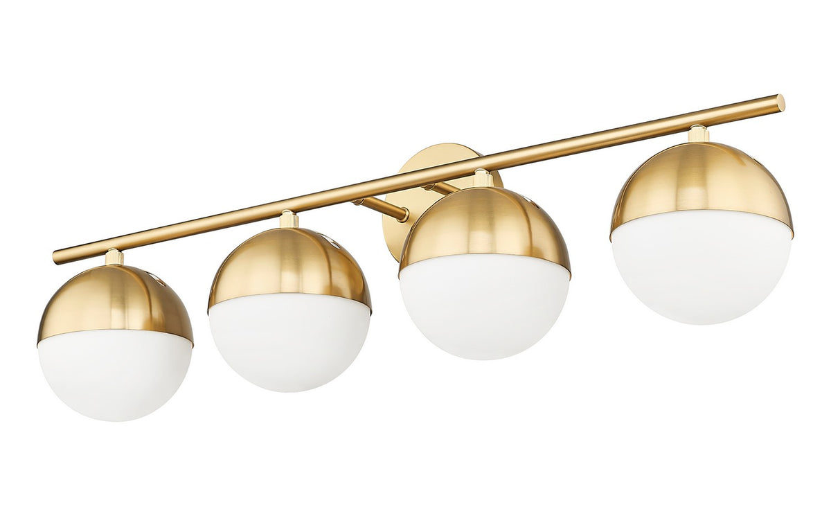 Luminaire de vanité Realm Sphere Or moderne, 32 1/4" – vue 4