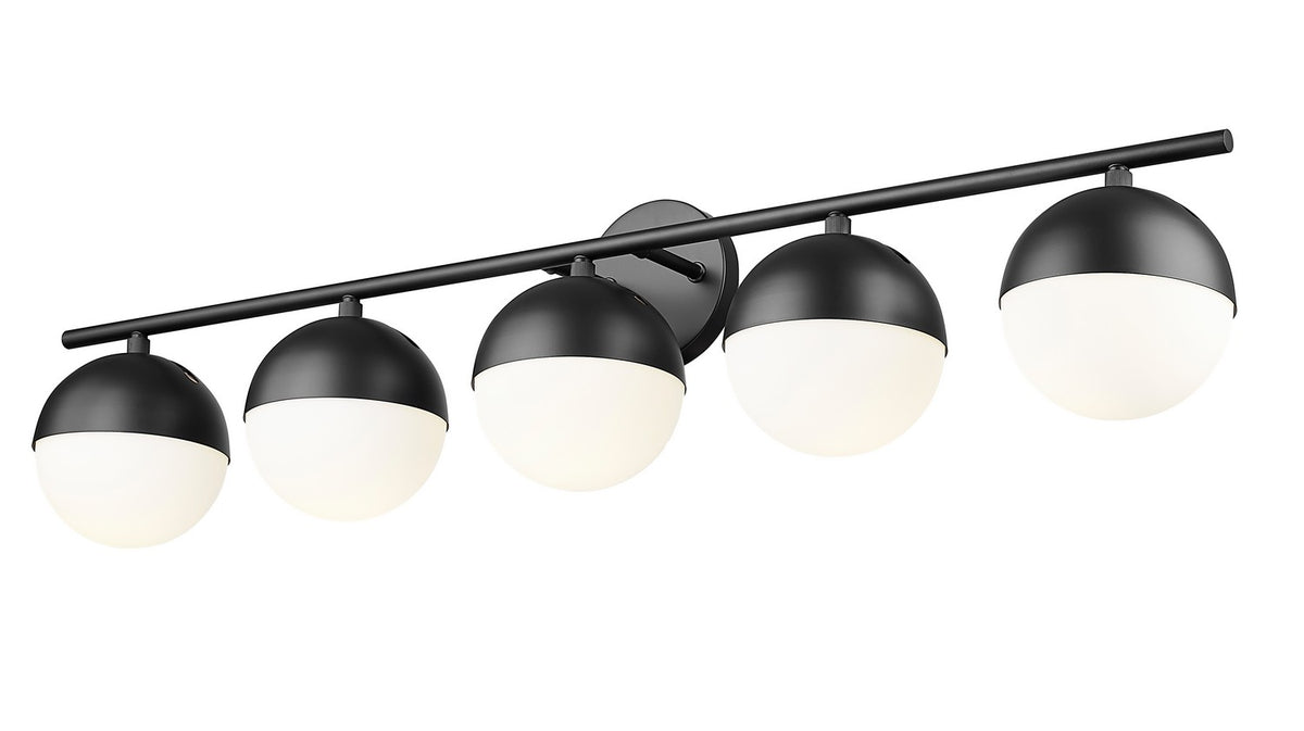 Luminaire de vanité Realm Sphere Noir mat, 40" – vue 2