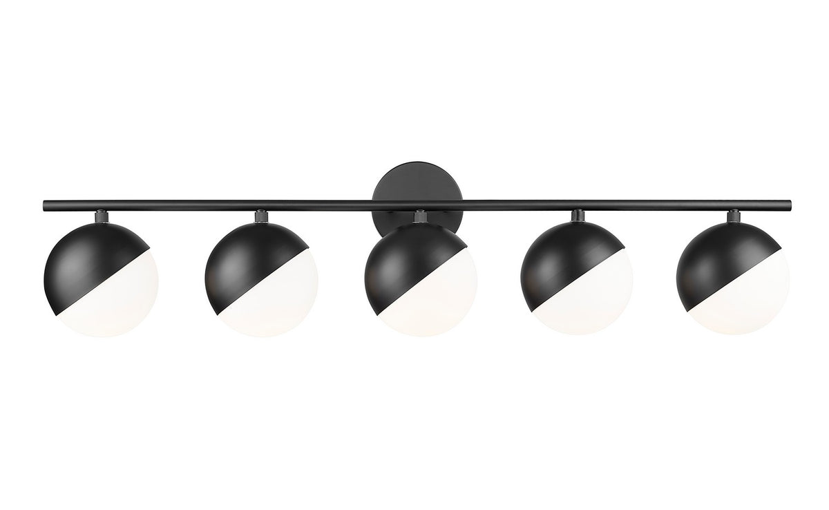 Luminaire de vanité Realm Sphere Noir mat, 40" – vue 3