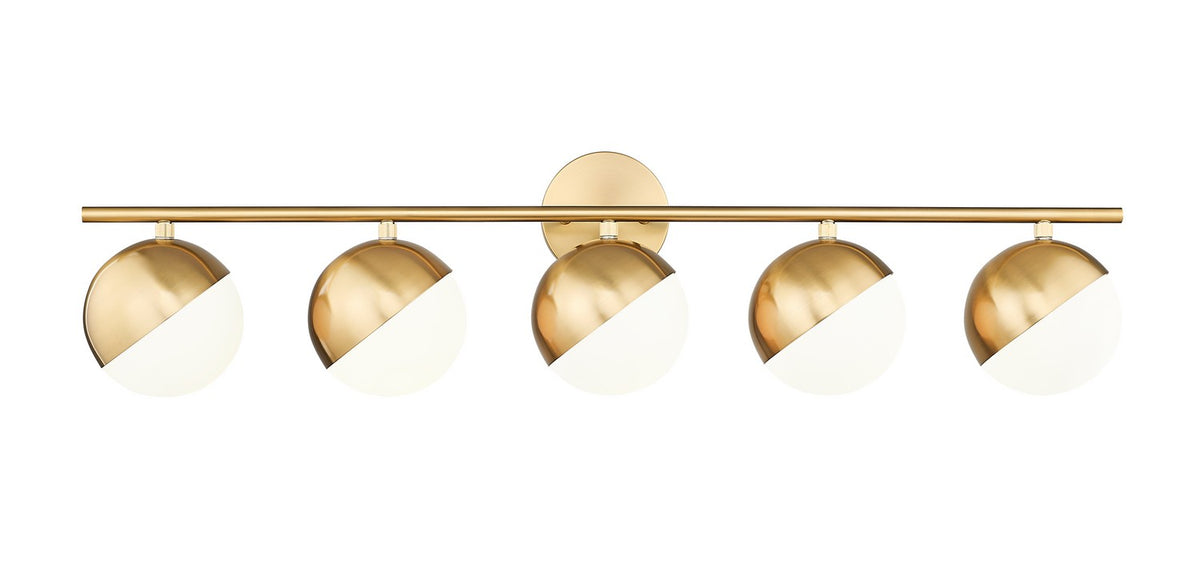 Luminaire de vanité Realm Sphere Or moderne, 40" – vue 3