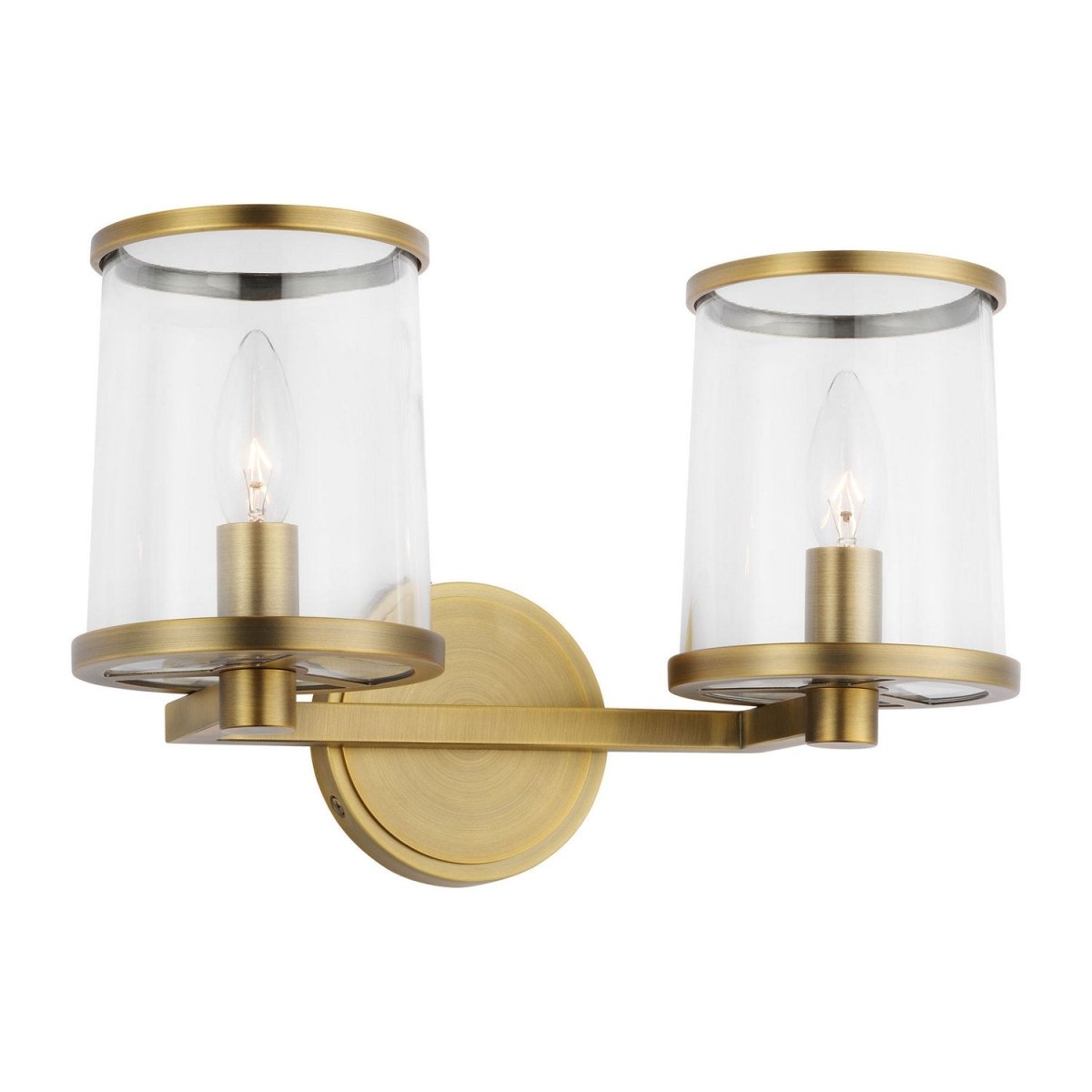 Luminaire de vanité Reynolds - Laiton vieilli dans le temps 23 7/8" by Visual Comfort Studio | Luminaires & cie