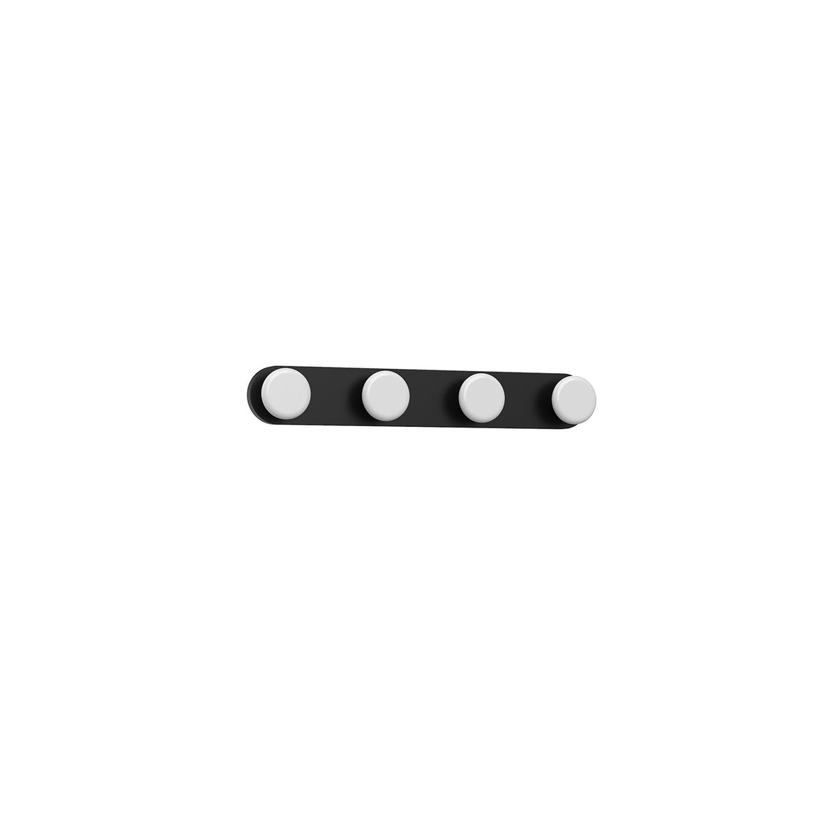 Barre d'éclairage de salle de bain Rezz Noir, 16" – Kuzco Lighting