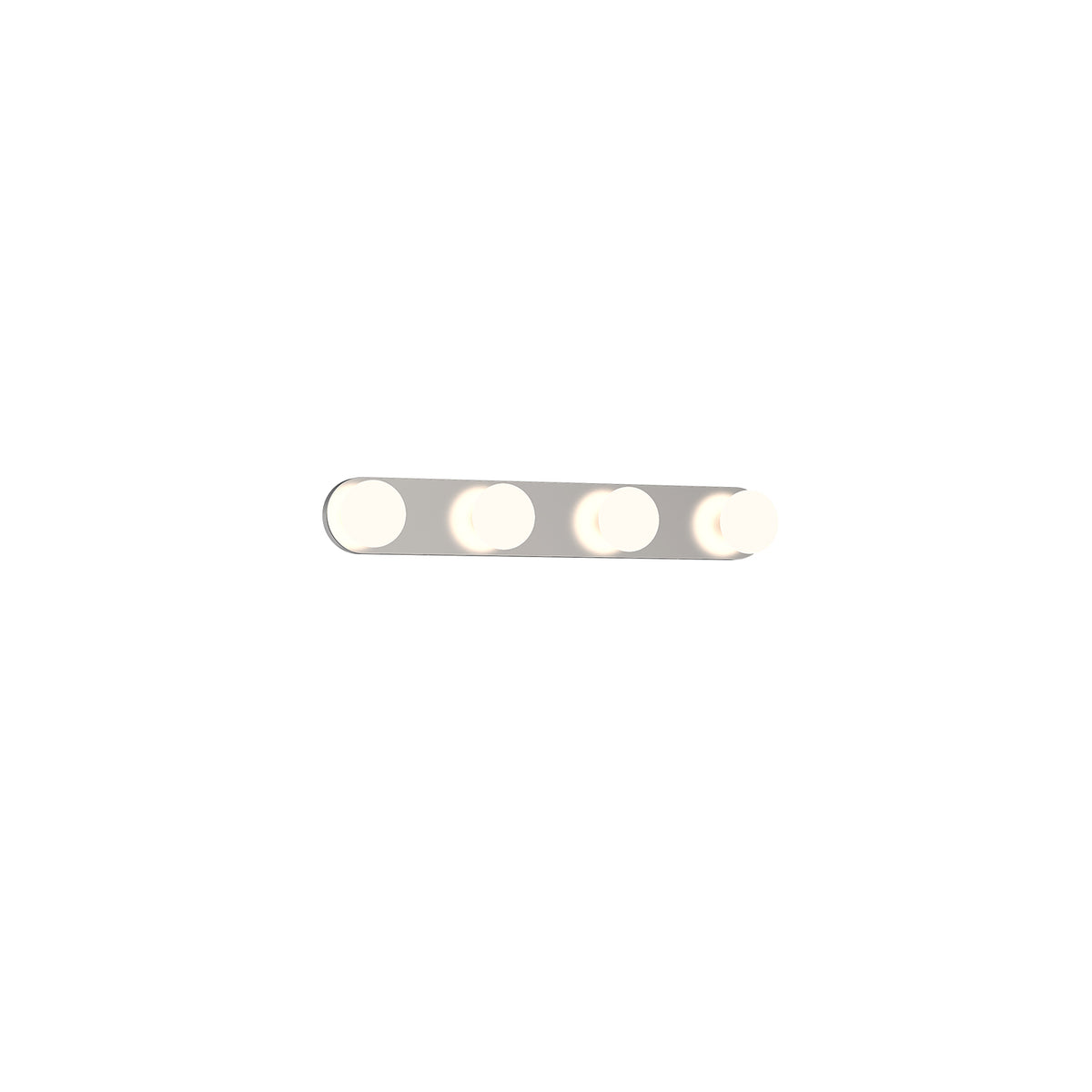 Barre d'éclairage de salle de bain Rezz Nickel brossé, 16" – vue 2