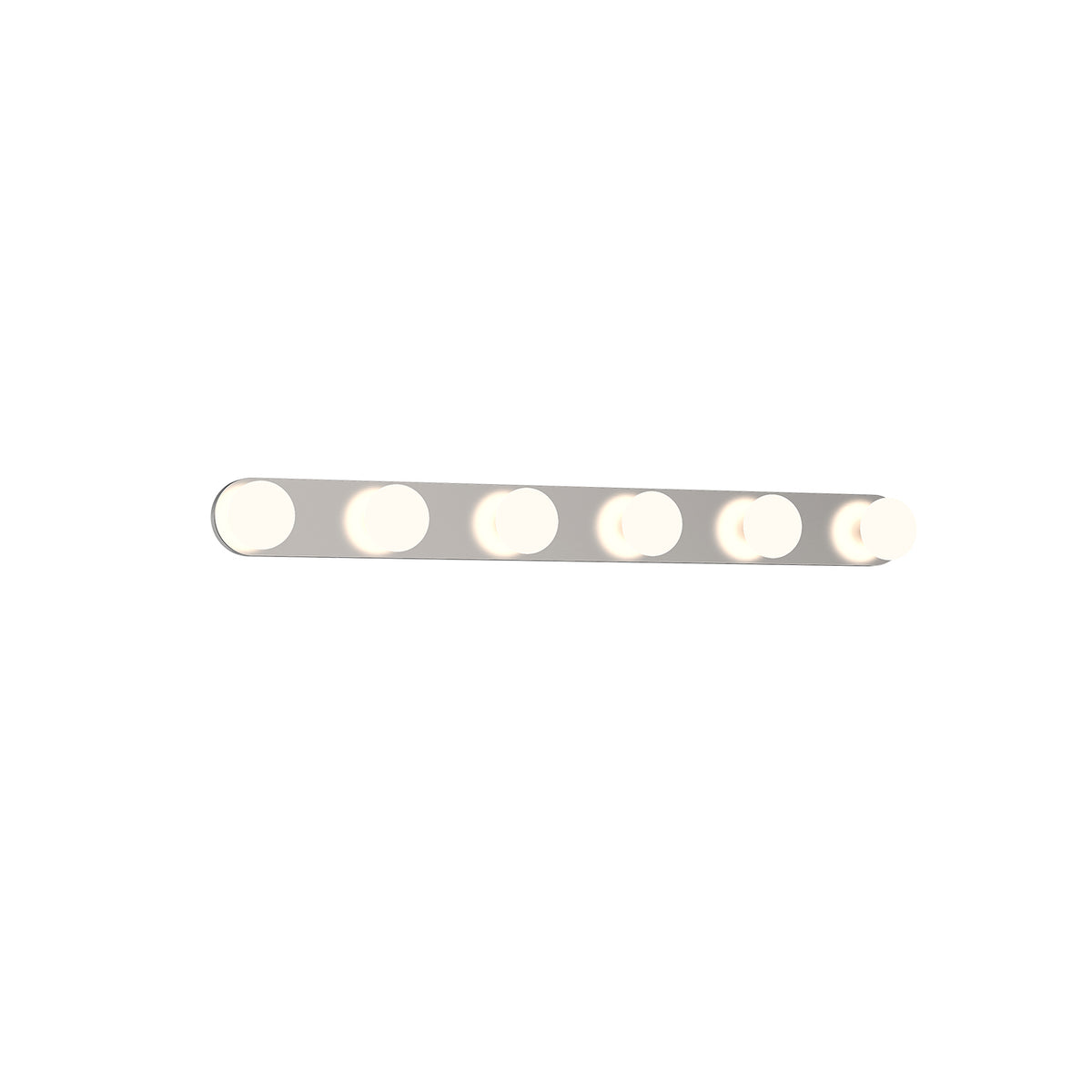 Barre d'éclairage de salle de bain Rezz Nickel brossé, 25" – vue 2