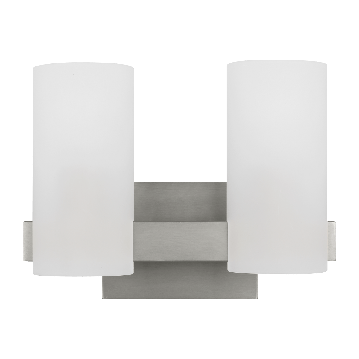 Luminaire de vanité Rhode - Acier brossé 12 1/8" 9 5/8" by Visual Comfort Studio | Luminaires & cie