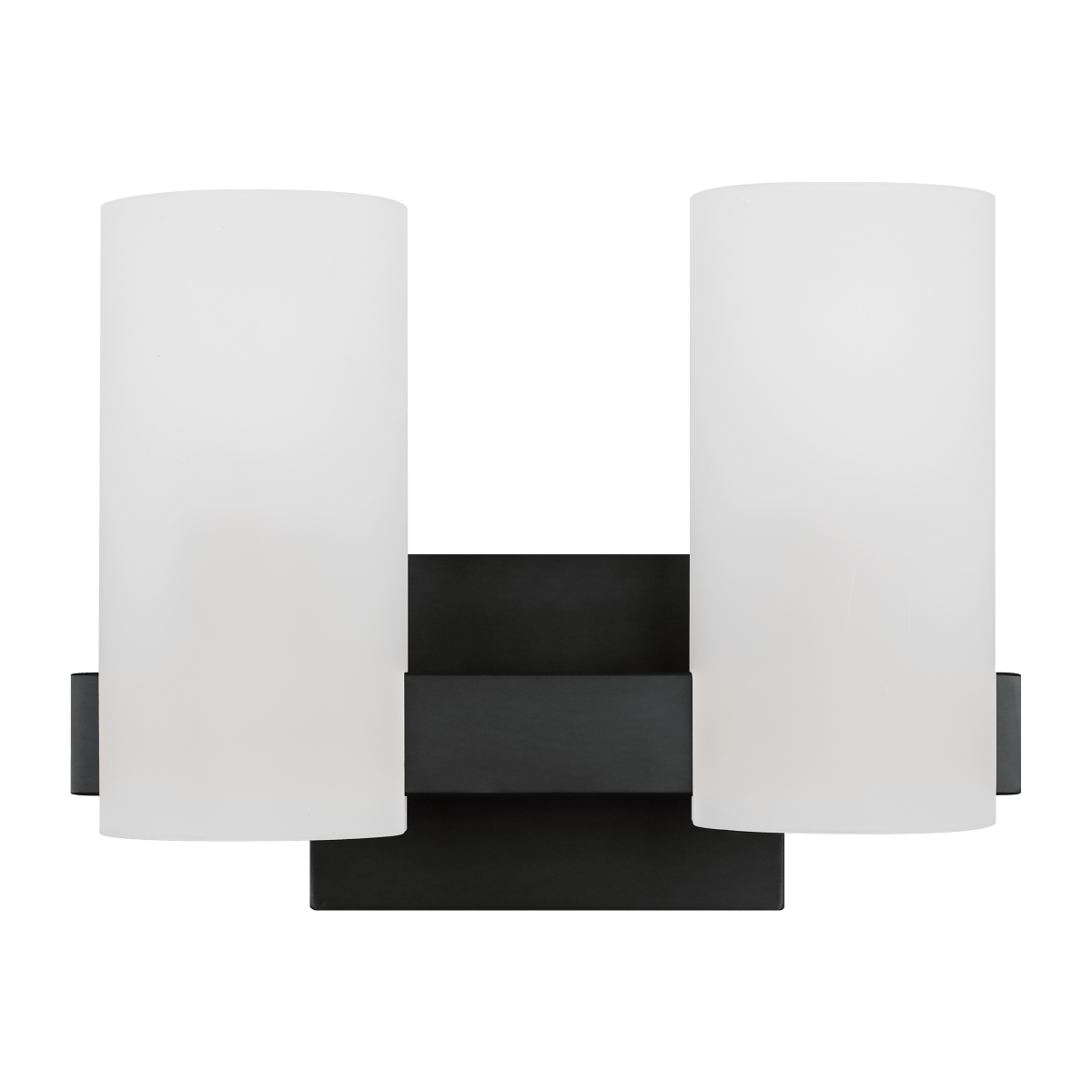 Luminaire de vanité Rhode - Noir de minuit 12 1/8" 9 5/8" by Visual Comfort Studio | Luminaires & cie