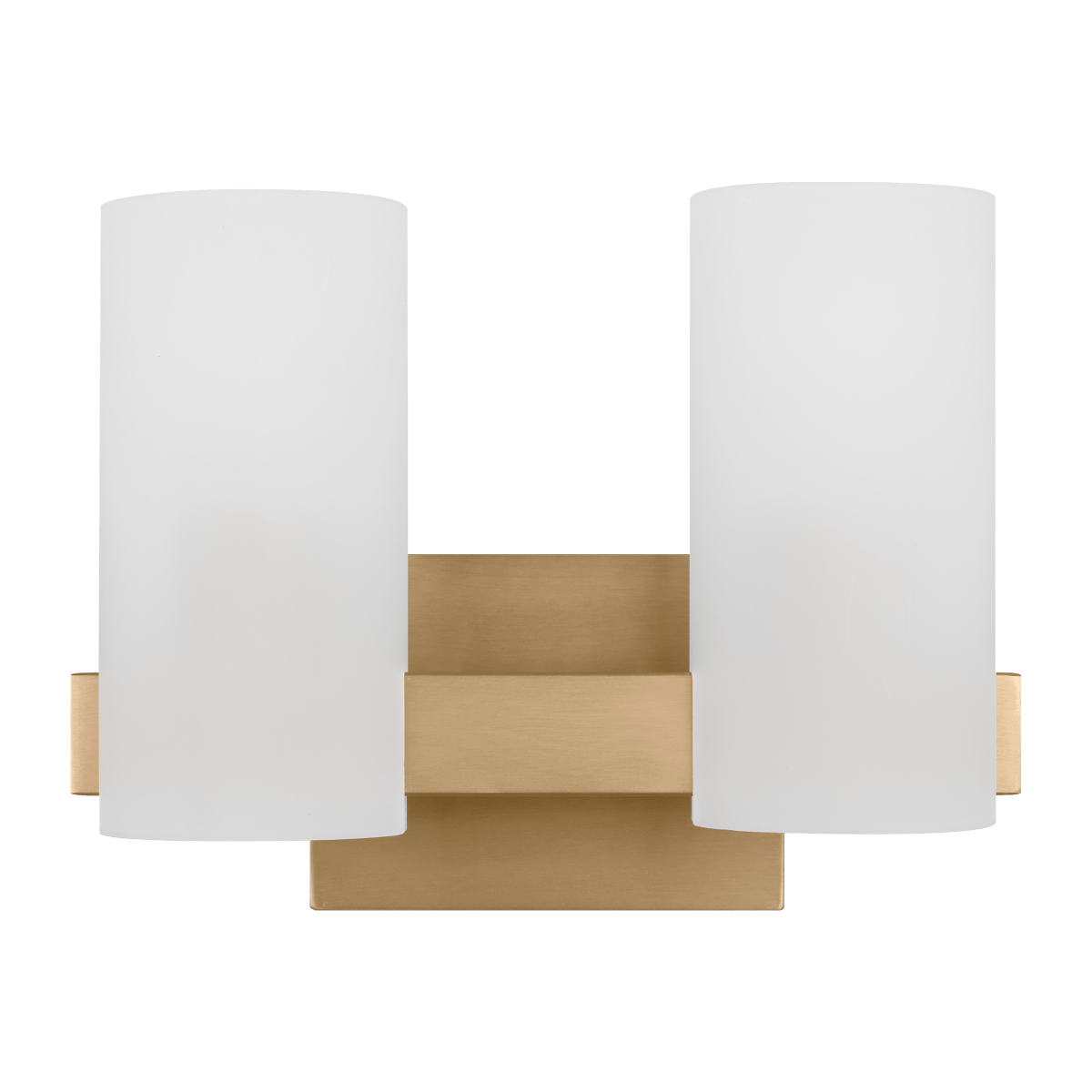Luminaire de vanité Rhode - Laiton satiné 12 1/8" 9 5/8" by Visual Comfort Studio | Luminaires & cie
