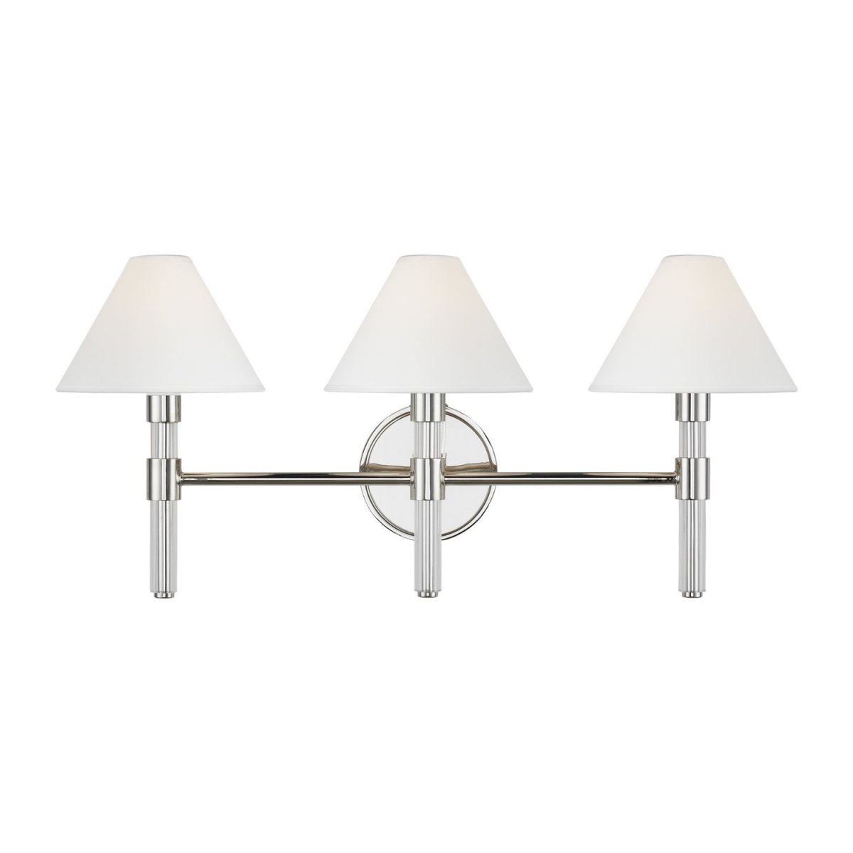 Luminaire de vanité Robert - Nickel poli 9" by Visual Comfort Studio | Luminaires & cie