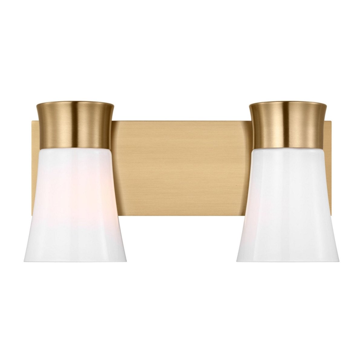Luminaire de vanité Roy - Laiton satiné 2 by Visual Comfort Studio | Luminaires & cie