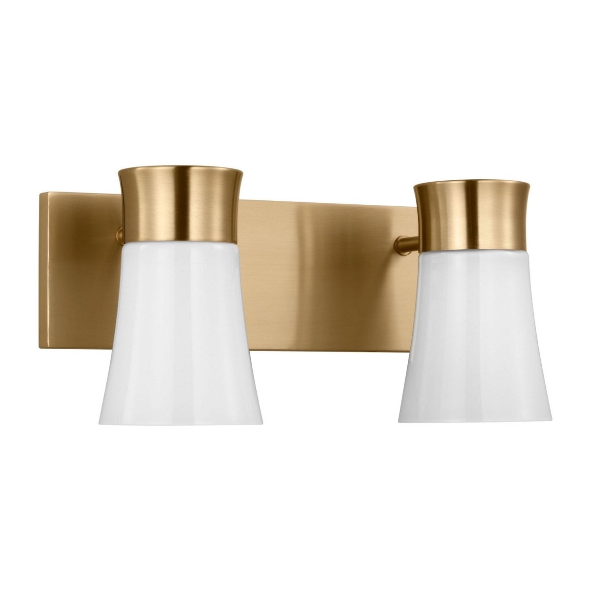Luminaire de vanité Roy - Laiton satiné 4 by Visual Comfort Studio | Luminaires & cie