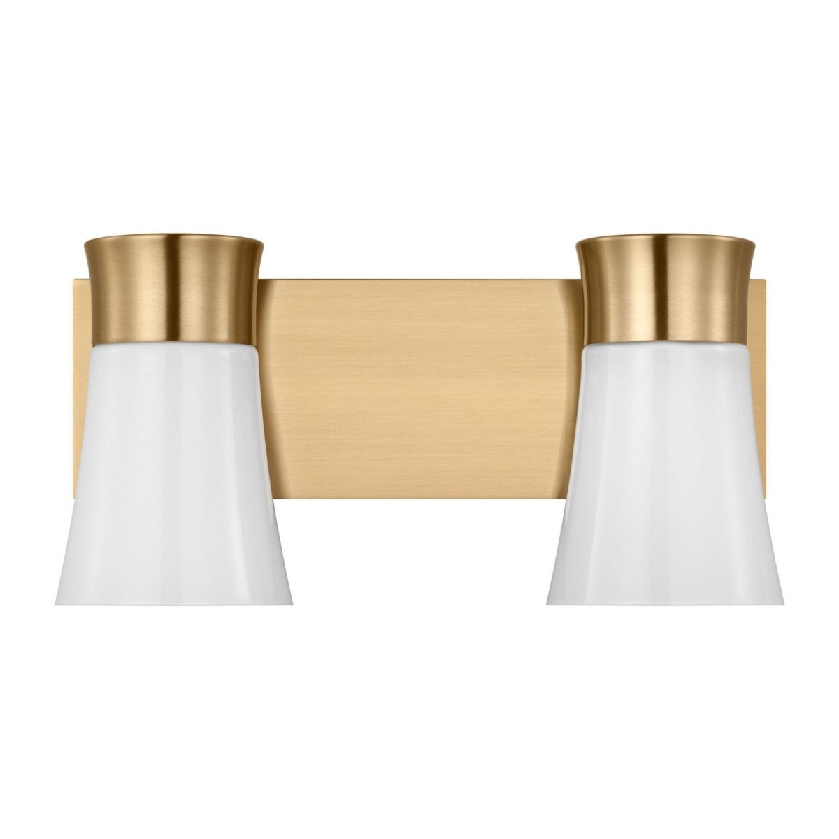 Luminaire de vanité Roy - Laiton satiné 4 by Visual Comfort Studio | Luminaires & cie