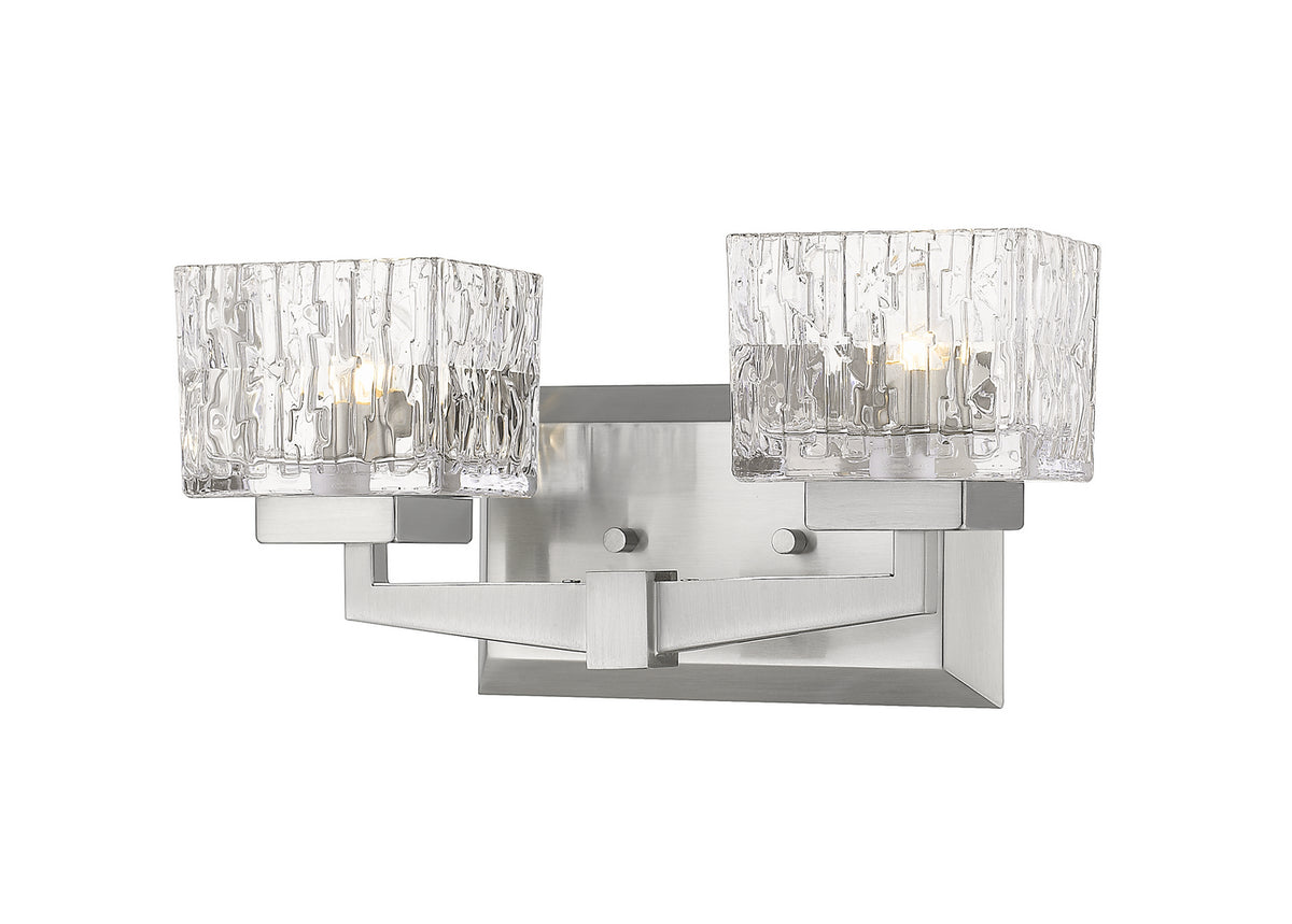 Luminaire de vanité Rubicon Nickel brossé, 13 1/2", No – Z-Lite