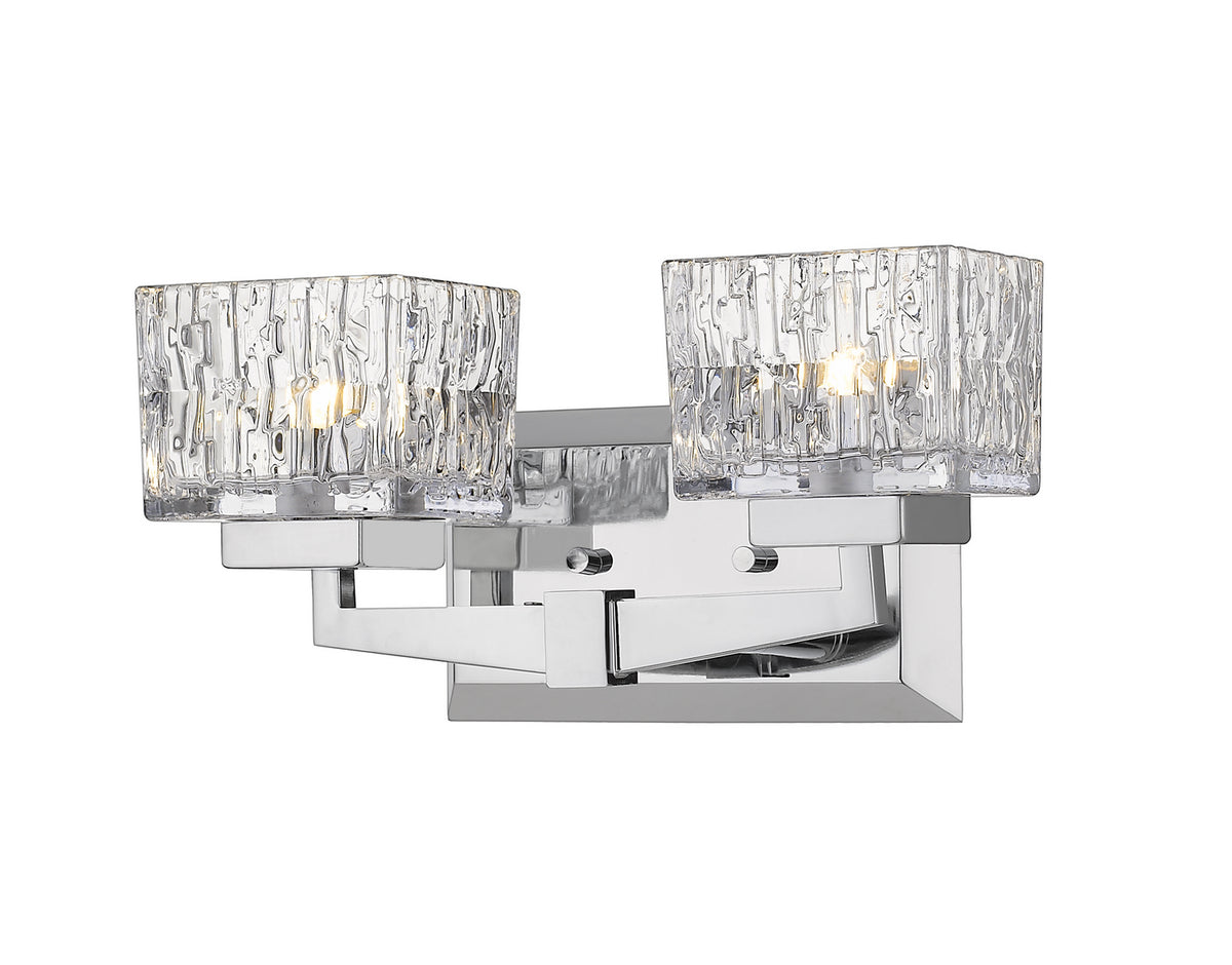 Luminaire de vanité Rubicon Chrome, 13 1/2", No – Z-Lite