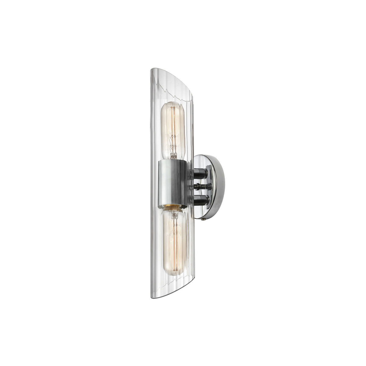 Barre d'éclairage de salle de bain Samantha 16", Transparent / Chrome poli – Dainolite