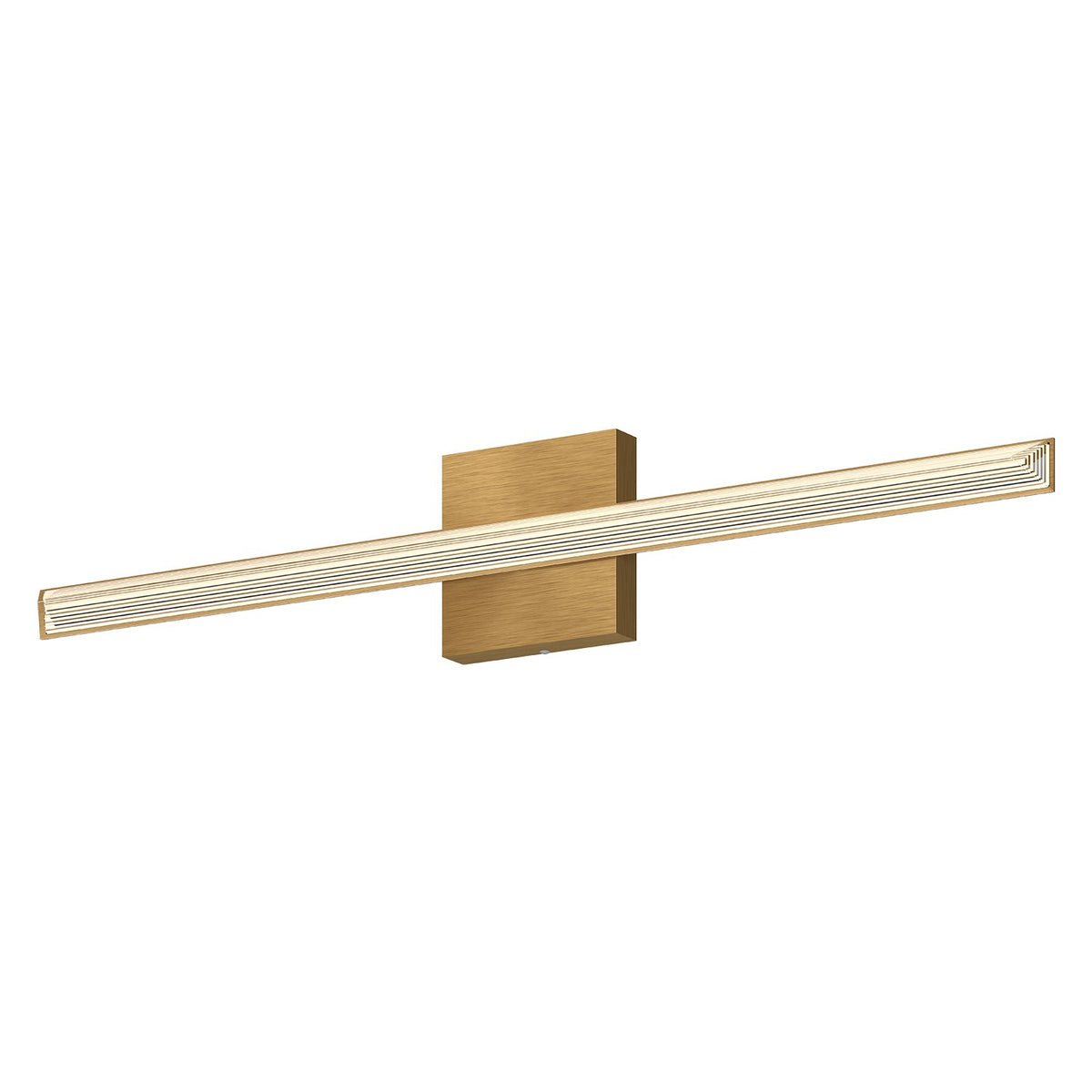 Barre d'éclairage de salle de bain Saphir Or brossé, 34 1/4" – Kuzco Lighting