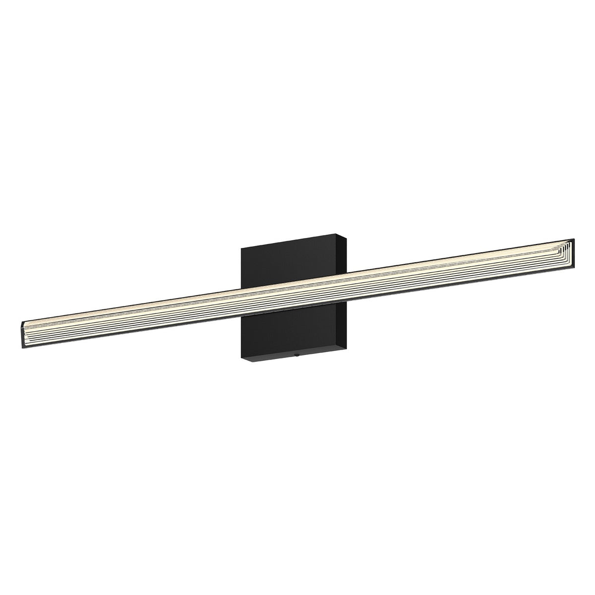 Barre d'éclairage de salle de bain Saphir Noir, 34 1/4" – Kuzco Lighting