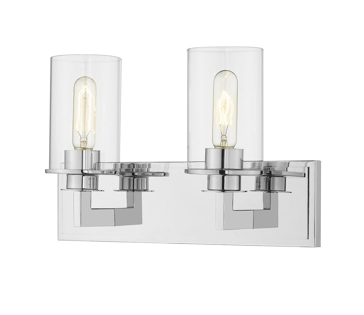 Luminaire de vanité Savannah Chrome, Transparent, 16 1/4" – Z-Lite