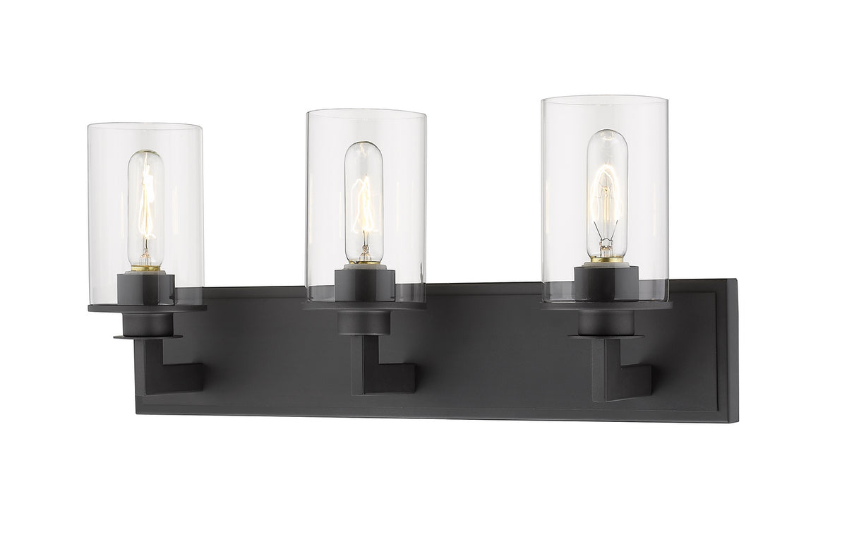 Luminaire de vanité Savannah Bronze, Transparent, 23" – Z-Lite