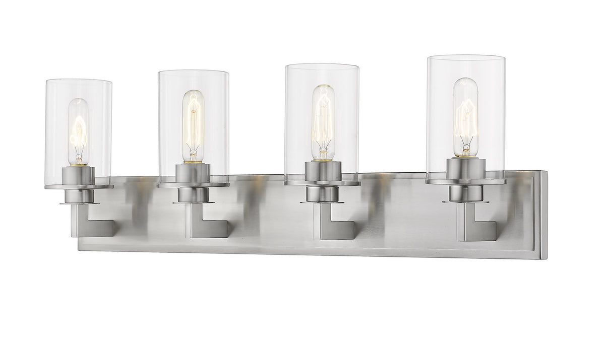 Luminaire de vanité Savannah Nickel brossé, Transparent, 31 1/2" – Z-Lite