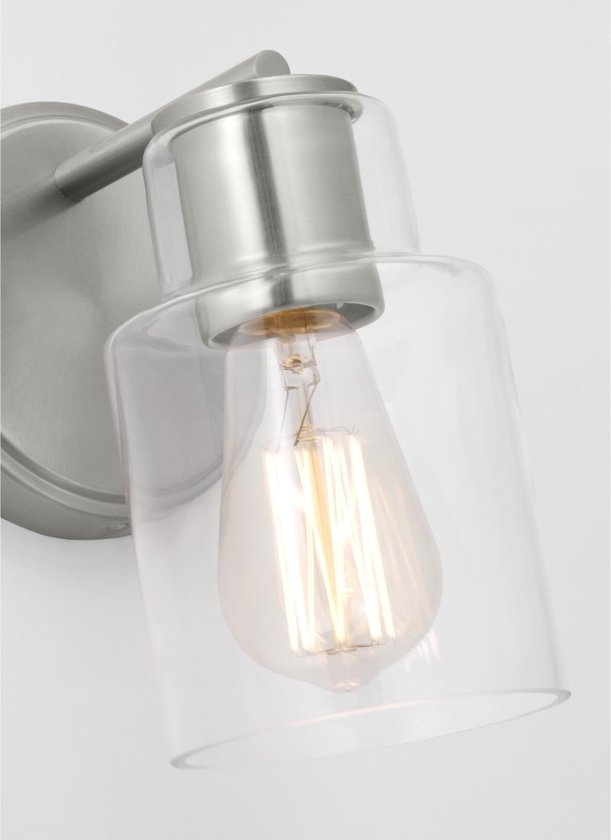 Luminaire de vanité Sayward - Acier brossé 5" by Visual Comfort Studio | Luminaires & cie