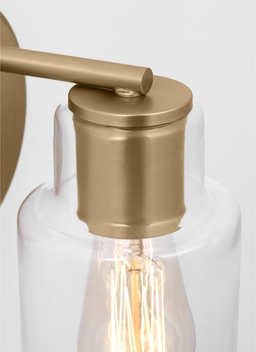 Luminaire de vanité Sayward - Laiton satiné 5" by Visual Comfort Studio | Luminaires & cie