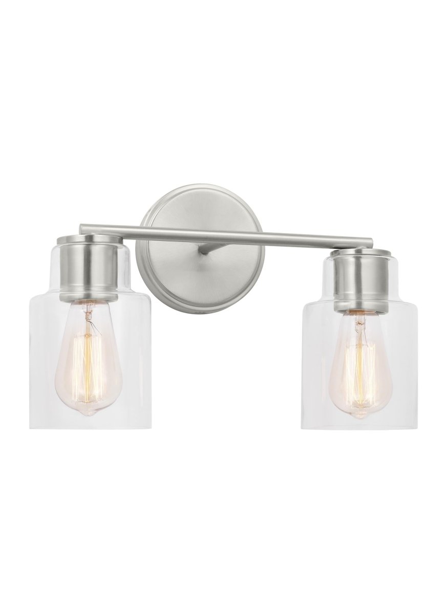 Luminaire de vanité Sayward - Acier brossé 14 1/8" by Visual Comfort Studio | Luminaires & cie